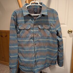 Prana - insulated (down lined) Flannel Shirt Jacket - XL
